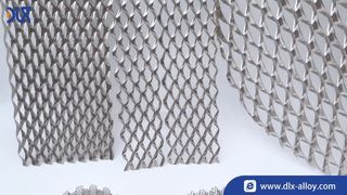 توری منبسط شده شش ضلعی نیکل خالص با خلوص بالا 99.9٪، نیکل مقاوم در برابر اسید و دمای بالا منبسط شده من