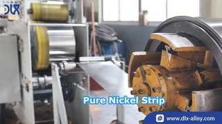 نوار نیکل خالص ضد اکسیداسیون با ضخامت و عرض سفارشی، برای انرژی های جدید، مواد شیمیایی و الکترونیکی