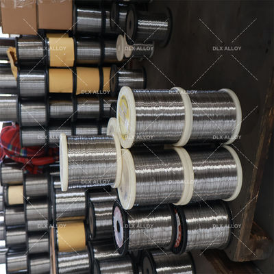 قیمت خوب سیم آلیاژی نیکر 70/30 SWG 33 34 35 آنیل شده تجهیزات عملیات حرارتی سیم مقاومتی Ni70Cr30 آنلاین
