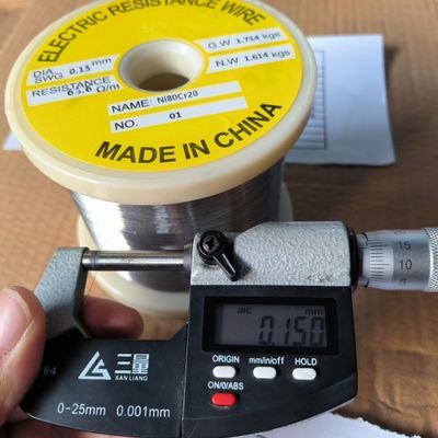 قیمت خوب مقاومت در برابر خوردگی سیم فلزی نیکل خالص 99.9٪ خالص 0.025mm ضخامت آنلاین